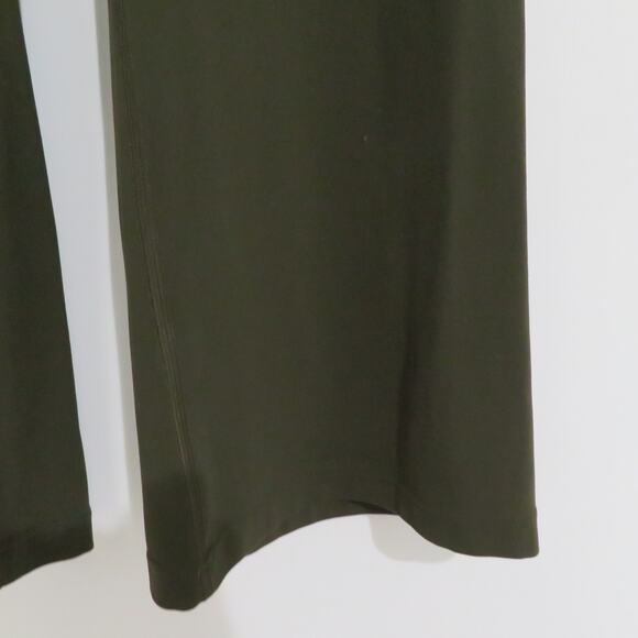 Lululemon Womens Sz 4 Olive Green Groove Super High-Rise Flared Pant Nulu Fabric - Picture 4 of 6